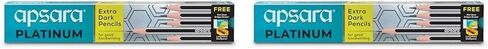 Platinum Extra Dark Pencils - Pack Of 10 in Saudi Arabia