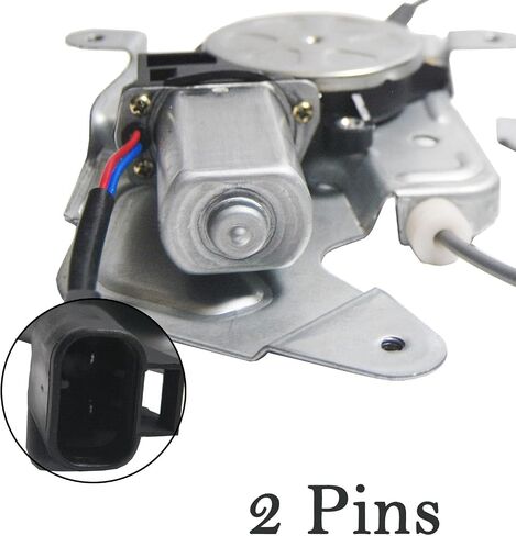 Pair Front Driver&Passenger Side Power Window Regulator with Motor Assembly Compatible for Dodge Durango 1998-2003 Dakota 2000-2004 Left and Right Replace 741-648 741-649 5066431AC in Saudi Arabia