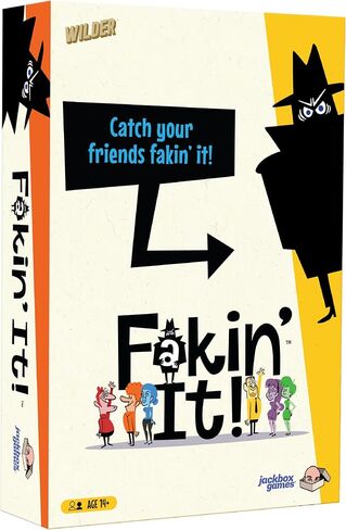 JACKBOX Games Fakin’ It All Night Long Board Game – Board Game for Mature Game Nights and Parties – Spicy Card Game for Adults Ages 17+ (3-6 Players) in Saudi Arabia