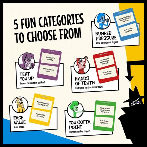 JACKBOX Games Fakin’ It All Night Long Board Game – Board Game for Mature Game Nights and Parties – Spicy Card Game for Adults Ages 17+ (3-6 Players) in Saudi Arabia