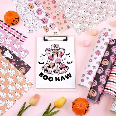 سقوط فينيل لاصق دائم - 16 ورقة مقاس 12 * 10 بوصة فينيل ذاتي اللصق مقاوم للماء فينيل دائم للأكواب فينيل متوافق مع Sillhoutte Cameo وCricut in Kuwait