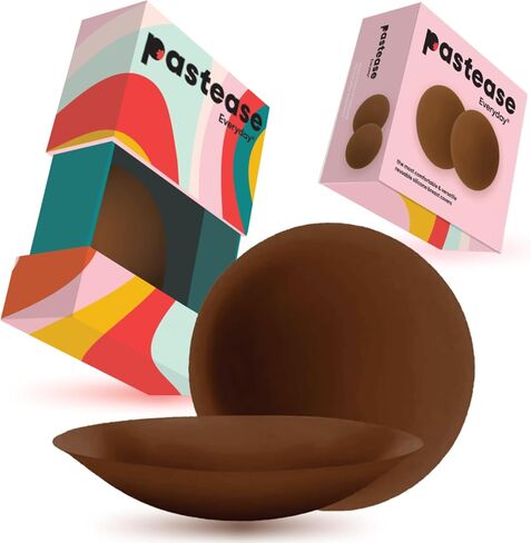 HALOS Nipple Covers - Nude Adhesive Silicone Nipple Pasties - Reusable & Hypoallergenic Seamless Cakes Breast Covers in Saudi Arabia