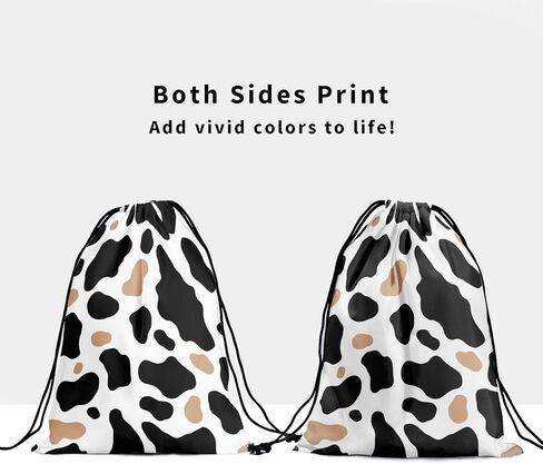 Nerxy Pink Cow Grip Bag الجمباز - بقع الحيوانات الرباط حقيبة قبضة للاعبي الجمباز الفراولة اللون الصالة الرياضية أكياس الحقيبة للمعدات الشخصية in Kuwait