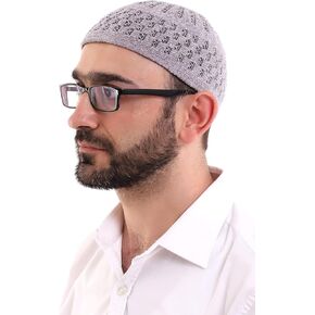 ihvan online Turkish Muslim Winter Velvet Kufi Hats for Men, Taqiya, Takke, Peci, Islamic Caps, Islamic Gifts, Standart Size