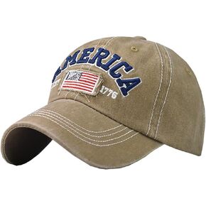 Adjustable Baseball Cap Casual Hat America Cap Flag Hat Cotton Hat Embroidered Hat