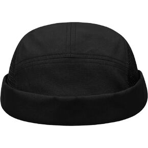 Summer Breathable Brimless Cap Beanie Hat Mesh Docker Cap Sailor Watch Cap Quick Dry Worker Leon Hats Skullcaps