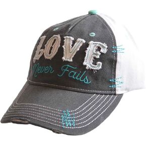 Womens One Size Fits Most Cotton Polyester Womens Baseball Cap Hat for Outdoor Activities