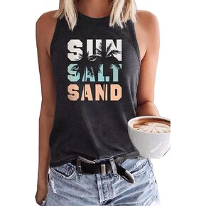I was on a Boat That Day Tank Tops Women Country Music Sleeveless Tank Vacation Beach Coconut Trees Summer Tank Vest