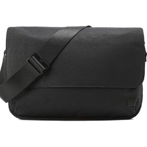 KNOMO Osaka Laptop Messenger Bag Crossbody Shoulder Bag for Work and Travel Black