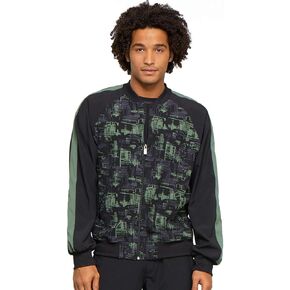 Cherokee Infinity Men Warm Up Scrubs Jacket Zip Front Bomber CK311