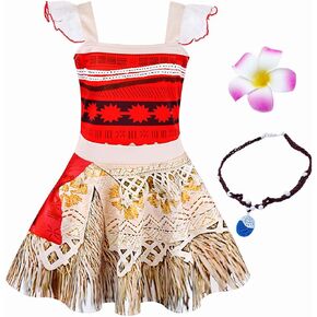 AOVCLKID Girls Princess Costume Birthday Party Dress Halloween Cosplay Outfits with Accessories