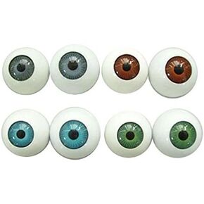 Halloween Eyeballs Scary Realistic Hollow Eyeball Halloween Horror Mask Skull Costume Props for Halloween Trick or Treat Party Craft Decoration 8PCS (26mm)