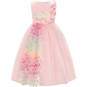 فستان Uhnice للفتيات على شكل فراشة من التول بدون أكمام in Kuwait