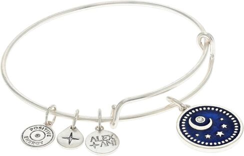 Alex and Ani Womens Path of Symbols Moon EWB Bangle Bracelet Antique Gold, One Size in Saudi Arabia