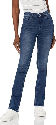 Womens High Rise Mini Boot Cut Five Pocket Jeans, Stylish & Trendy Pants in Saudi Arabia