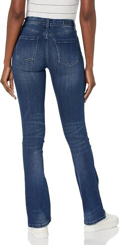 Womens High Rise Mini Boot Cut Five Pocket Jeans, Stylish & Trendy Pants in Saudi Arabia