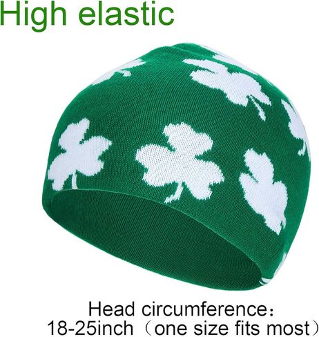 ساتينيور 3 قطع من قبعات عيد القديس باتريك قبعة صغيرة بنمط نبات النفل الأخضر لعيد القديس باتريك, ألوان متعددة, One Size in Kuwait
