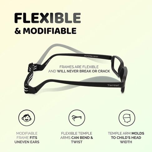 Tempo: Flexible Kids Glasses - Prescription Eyeglass Frames For Children - 1001 in Kuwait
