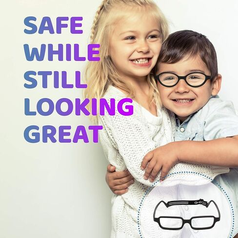 Tempo: Flexible Kids Glasses - Prescription Eyeglass Frames For Children - 1001 in Kuwait