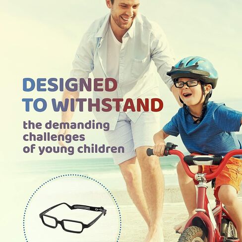 Tempo: Flexible Kids Glasses - Prescription Eyeglass Frames For Children - 1001 in Kuwait