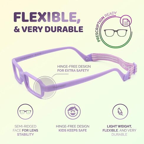 Tempo: Flexible Kids Glasses - Prescription Eyeglass Frames For Children - 1001 in Kuwait
