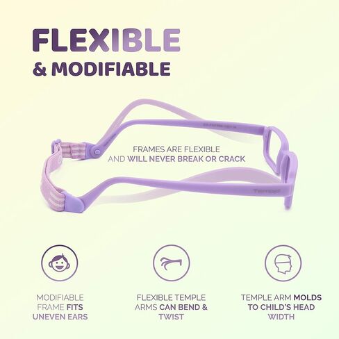 Tempo: Flexible Kids Glasses - Prescription Eyeglass Frames For Children - 1001 in Kuwait