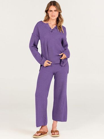 ATHMILE المرأة 2 قطعة ملابس عصرية المتضخم مترهل مطابقة صالة مجموعات مريحة متماسكة Loungewear مجموعات سترة in Saudi Arabia