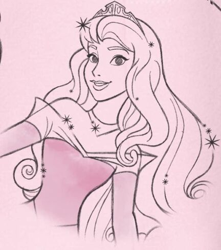 Disney Princess Little Girls' Princess Head Shots Dress in Saudi Arabia