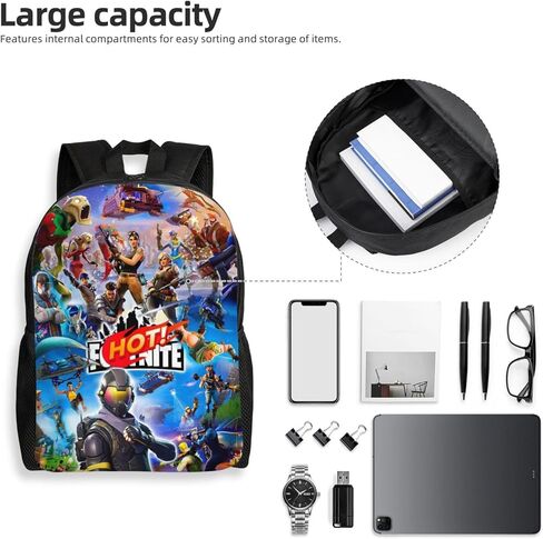 حقيبة ظهر لكرة السلة مقاس 17 بوصة كاجوال خفيفة الوزن للكمبيوتر المحمول حقيبة ظهر للسفر حقيبة نهارية كاجوال باللون الأزرق in Kuwait