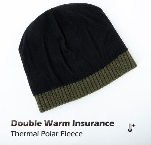 Oversized M L XL XXL 100% Merino Wool Beanie with Fleece Lining Cold Weather Winter Hat Big Head in Saudi Arabia
