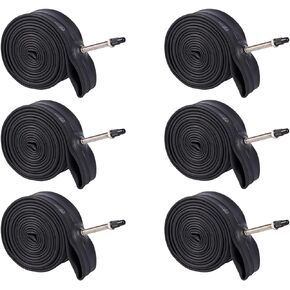 Bicycle Inner Tube 700x18-25/25-32/35-45, Road Bike Replacement Inner Tubes with 48mm & 60mm Presta Valve - 6 Pack
