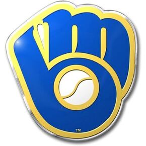 MLB - Milwaukee Brewers Heavy Duty Aluminum Color Emblem