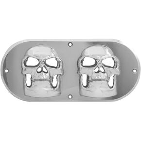 Grand General 90090 Light (Clear Plastic 4" Skull Bezel Cover for 4" /Grommet), 1 Pack