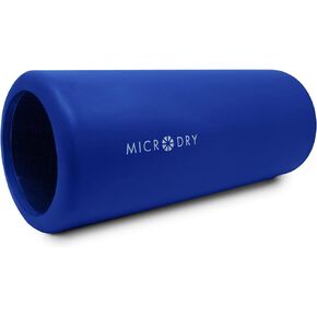 MICRODRY Deluxe Fitness Foam Back Roller for Muscle Relief, Roller for Yoga, Stretching, Deep Tissue Firm Massage & Trigger Point Release, Exercise Workout at Home or Gym, 13x5.3", Purple