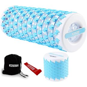 Collapsible Foam Roller for Exercise and Recovery (13 Inches), Easily Portable at 5.5 inches (Blue)