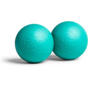 RAD Recovery Rounds/Set of 2 Extra Soft Yoga Medicine Massage Balls for Feet, Jaw, Forearm, Neck and Foot Self Myofascial Release, Deep Tissue Massage, Mobility and Recovery