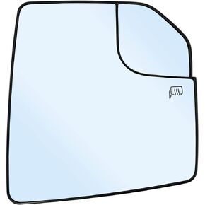 Driver Left Side Heated Blind Spot Mirror Replacement for 2015 2016 2017 2018 2019 2020 Ford F150 Side Mirror - Side Rear View Heated Convex Mirror Glass with Rear Holder FL3Z17K707L