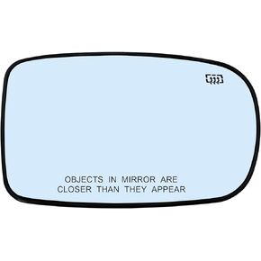 Passenger Right Side Heated Mirror Glass Replacement for 2011-2021 Chrysler 200 300, Dodge Charger Challenger - Side View Heated Convex Mirror Glass with Rear Holder, Replace 68101146AA