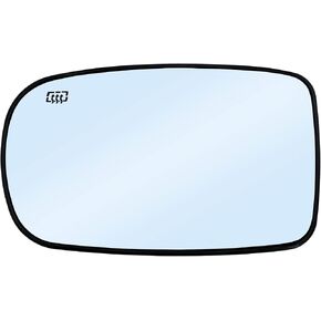 Passenger Right Side Heated Mirror Glass Replacement for 2011-2021 Chrysler 200 300, Dodge Charger Challenger - Side View Heated Convex Mirror Glass with Rear Holder, Replace 68101146AA in Kuwait
