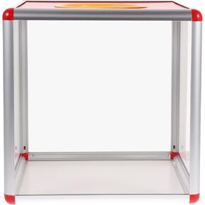 Box Box Case Red Storage Bins Drawing Container Lucky Container Clear Container Ticket Holders Holder Bracket Wedding Office Aluminum Alloy