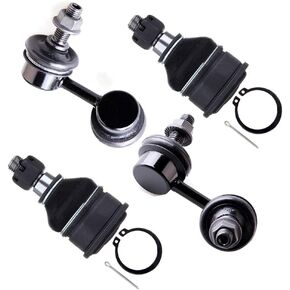 SCITOO 4-PC SET Suspension Kit For Acura EL For Honda Civic Front Sway Bar End Link,Lower Ball Joint