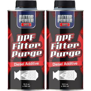 2 bottles DPF Filter Purge: The Most Economical Way to Clean and Protect Your Diesel Particulate Filter, Diesel Additive, High Performance Helps Regeneration No Assembling 500ml 16.9 oz x 2