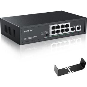 Real HD 8 Port 2.5G Ethernet Switch Unmanaged Network Switch with 8 x 2.5 Gigabit | 1 x 10G SFP+ | Work with 10-100-1000Mbps Devices | 60G Bandwidth | Plug & Play | Fanless Quiet Metal Internet Switch