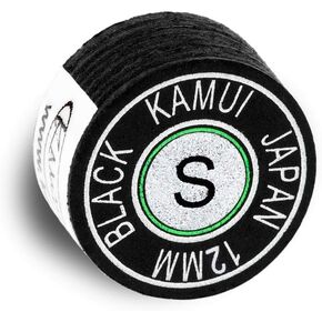 KAMUI Black Laminated Pool Billiard CUE TIP - 1 pc