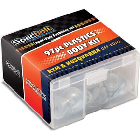 Specbolt EURO Plastics Body Fastener Hardware Bolt Kit Fits: ALL KTM & HUSQVARNA OFF ROAD MODELS