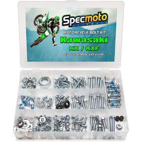 Specmoto Hardware Kawasaki Bolt Kit: KX/KXF Model Series Dirt Bike (1996-present)