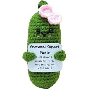 بطاطس إيجابية مضحكة، بطاطس كروشيه ملهمة مع هدايا عيد ميلاد بطاقة إيجابية هدايا ابتهاج لهدية السنة الجديدة للنساء والفتيات. in Kuwait