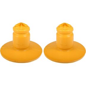 uxcell Car Rear Lower Jounce Bumpers Stop Replace No.12802494/12794314 for SAAB 9-3 2003-2011 Polyurethane 2 Pcs