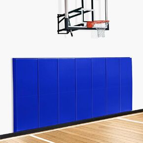 Gym Wall Padding, Basketball Court Wall Protector, Removable 2" Thick High-Density Protective Wall Pad for Wall Mounted Basketball Hoop, Garage, Basement, High Elasticity & Tear-Resistant