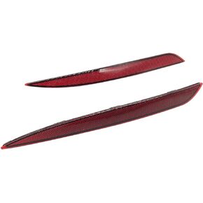 Replacement Tesla Model Y Reflector Rear Bumper Red Marker Lights Lens Trim 2020-2021 (Left & Right) (Tesla Model Y 2020 2021)
